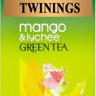 Зеленый чай Twinings с манго и личи, 20 пакетиков по 40 г - Зеленый чай с манго и личи
