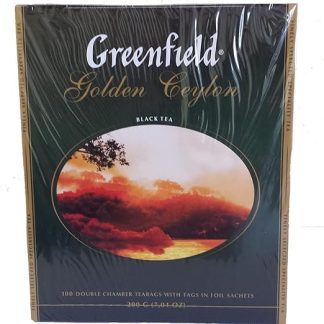 Черный чай Greenfield Golden Ceylon, 100 пакетиков, черный чай