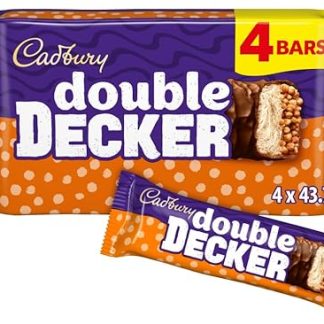Шоколадный батончик Cadbury Double Decker, 4 шт., 174,8 г.