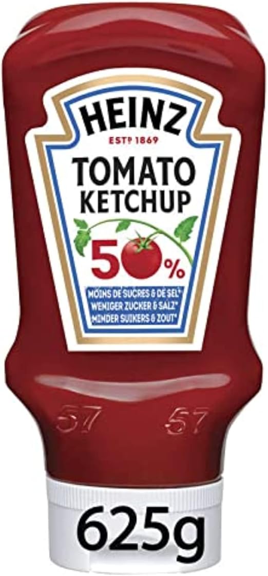 Кетчуп Heinz с пониженным содержанием сахара и соли, 625 г