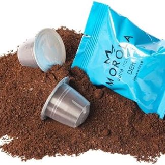 Morola Caffè Italiano - Капсулы, совместимые с кофемашинами Nespresso® - Без кофеина - Упаковка из 100 капсул - Совместимо с NSP