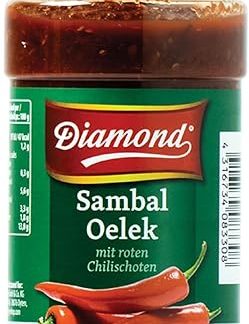 Diamond Sambal Oelek, бутылка с дозатором Extra Sharp Animal, 6 штук (6 x 425 г)