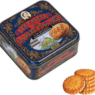 Ла Просто Пулар® 1888 | Бискотти аль Пуро Бурро Салато | Латтина Бискотти Франсези аль Бурро | Фроллини аль Бурро - 1 x 250 гр | Латтина Регало Декори Блю с Бискотти