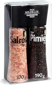 Перечница Carmencita с розовой солью и черным перцем - 1 упаковка (570 г)