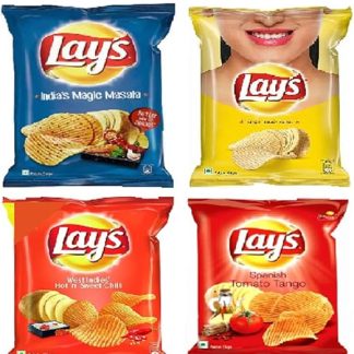 Набор чипсов Lays Combo, 52 г – Magic Masala/Spanish Tango Tomato/Classic Salted/Woton and Sweet Chili (2 упаковки)