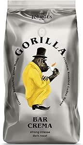 Joerges Kaffee ganze Bohnen Espresso Gorilla Bar Crema, 1 кг