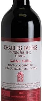 Безалкогольное причастное вино - красное - в одной бутылке