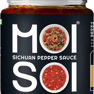 Соус MOI SOI Schezwan премиум-качества, соус-маринад для жарки и тушения. Подходит для веганов. Без глютена. Без глутамата натрия. Поставляется свежим. Без искусственных красителей. 175 г.