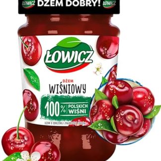 Вишневый джем Łowicz XXL с пониженным содержанием сахара, 450 г