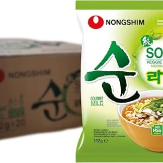 Овощная лапша Nong Shim Extracted Soon, 112 г, 20 штук