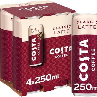 Costa Coffee Latte 4 x 250 ml
