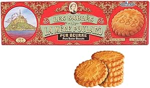 La Mere Poulard® 1888 | Печенье с чистым соленым маслом | Традиционное масляное печенье | Песочное тесто с маслом - 1 x 125 г