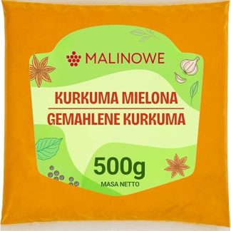 Молотая куркума для малины, 500 г, натуральный продукт.