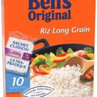 Рис Bens Original, длиннозерный рис, 5 пакетов по 200 г.