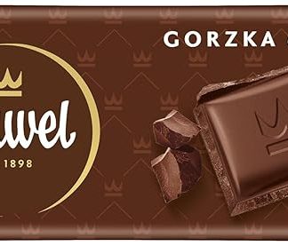 Wawel Premium Dark Chocolate 64% какао. Классическая плитка темного шоколада 90 г.