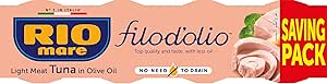 Тунец в оливковом масле, 4 x 65 г - качество Rio Mare для итальянского рынка.