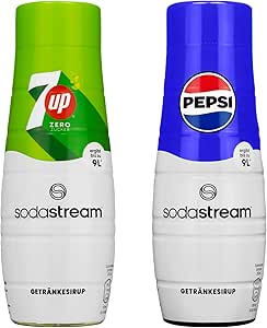 Сироп Sodastream 2x для Saturator, концентрат Pepsi + 7Up, без сахара.