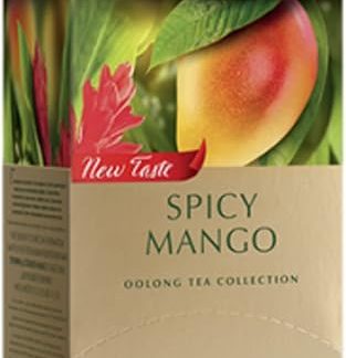 Greenfield Spicy Mango подарочный набор высококачественный ароматизированный улун с имбирем и манго 25 пакетиков
