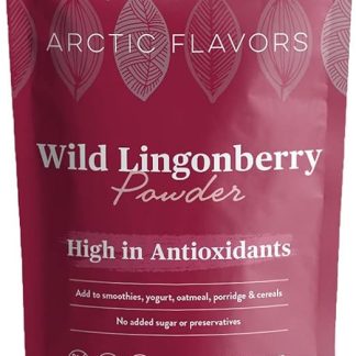 Черничный порошок Arctic Flavors, 100% натуральный, полученный из дикорастущих ягод, собранных экологически чистым способом в чистых финских лесах, 50 г 40 мл