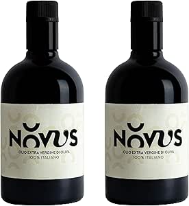 Novuspuglia – Оливковое масло первого холодного отжима – 100% итальянское – 2024/25 год – Холодный отжим – Максимальное качество – Смесь сортов Коратина и Ольярола – Упаковка Bag-in-Box с дозатором (1 литр, экологично)