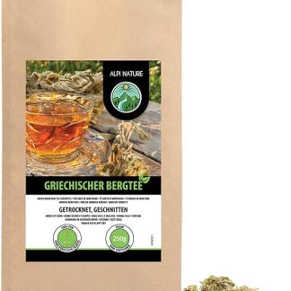Греческий горный чай Alpi Nature 250 г, срезанные цветочные стебли, сушеные греческие горные травы