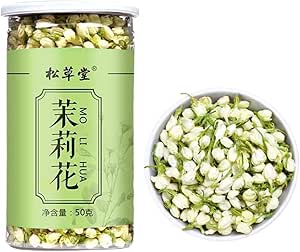 Натуральный травяной чай - 50 г высококачественного жасминового чая (50 г сушеных бутонов белого жасмина, цветков жасмина).