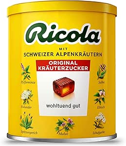 Ricola Schweizer Kräuterzucker Kräuterbonbon, конфеты 250 г