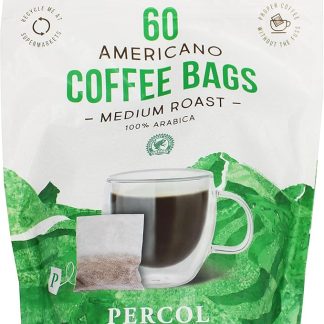 Кофе Percol Americano средней обжарки, 100% арабика, готовый к употреблению - 60 x 8 г