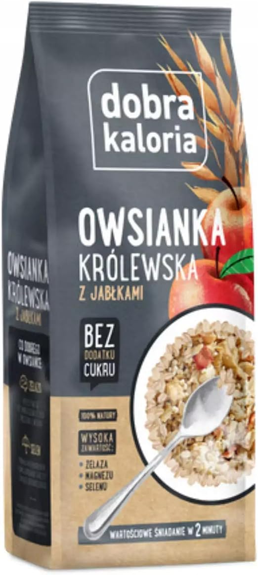 Овсяная каша с яблоками. Полезные калорийные хлопья.
