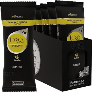 Восстанавливающий напиток TORQ в одноразовых пакетиках (10 x 50 г): банан и манго.