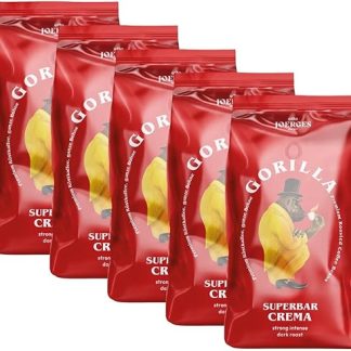 Набор из 5 кофейных зерен Joerges Espresso Gorilla Super Bar Crema (5 x 1 кг).