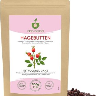 Чай из шиповника IDDA, 500 г, цельные сушеные плоды шиповника для травяных настоев.