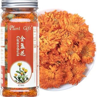 Чай с календулой Plant Gift 35 г/1,23 унции (金盏花). Травяной чай с календулой (Calentula officinalis), Naked Sea Tea, чистый травяной чай, без кофеина, без ГМО, китайский чай.