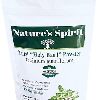 Порошок базилика (тулси), 100% натуральный, тройной фильтрации, премиум-класса (100 г)