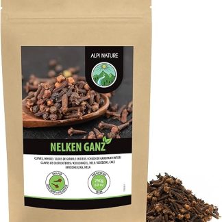 Целая гвоздика Alpi Nature 250 г, сушеные целые бутоны гвоздики, специя с гвоздикой для приготовления пищи.