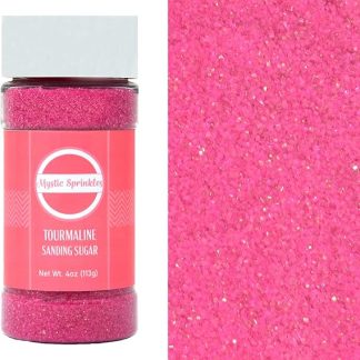 Сахарная пудра Mystic Sprinkles, бутылочки по 113 мл (турмалиновый - ярко-розовый цвет).