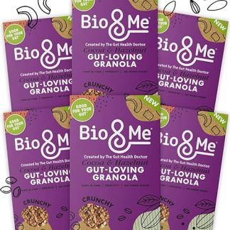 Bio&Me - Гранола с какао и фундуком, полезная для кишечника, пребиотическая веганская, без добавления сахара 6 x 360 г