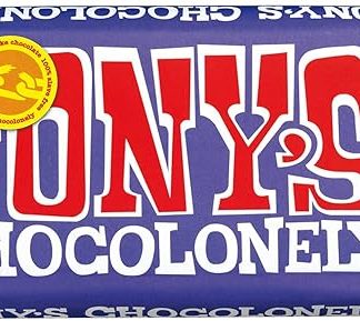 Шоколад Tony's Chocolonely — цельномолочный шоколад с кренделем и кофе — шоколадная плитка с карамелью — 42% какао — 180 грамм — бельгийский шоколад Fairtrade