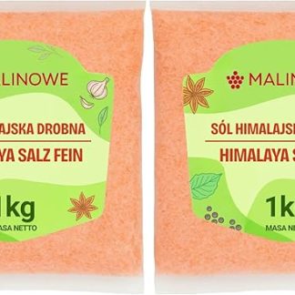 Набор гималайской соли «Малина», 2 x 1 кг, мелкая натуральная соль.