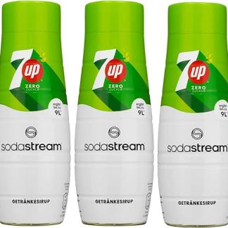Sodastream 3x 7UP FREE ZERO SYRUP 440 мл, без сахара для насыщенных напитков