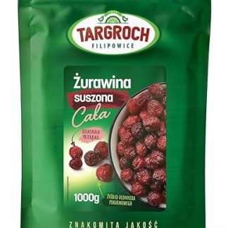 Сушеные целые ягоды клюквы 1000 г Targroch