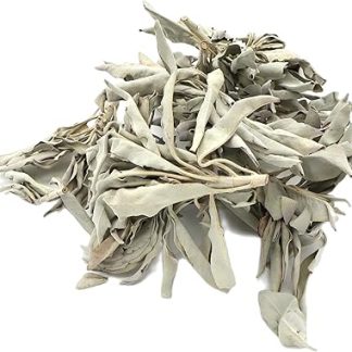 LivuX Белый шалфей (Salvia apiana) – 50 г сушеных листьев из Калифорнии – благовония для очищения и медитации – натуральный, чистый, веганский продукт 1203