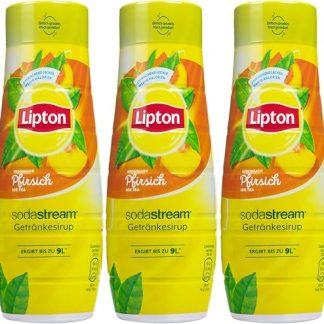 Сироп для газирования воздуха Sodastream Lipton Ice Tea Peach Syrup 440 мл (3 шт.)