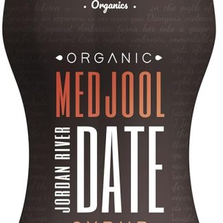Сироп из фиников Меджул — холодного отжима — изготовлен из органически выращенных иорданских фиников из реки Меджул — без ГМО, веганский, кошерный. 350 г