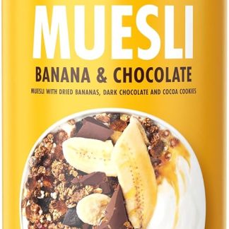 Мюсли OneDayMore с бананом и шоколадом Питательный завтрак для энергии Хрустящие Натуральная сладость Идеально для начала дня