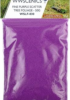 WWScenics Fine Purple Flower Flock 50 г WSLF-030 Эффект цветка в виде листьев дерева