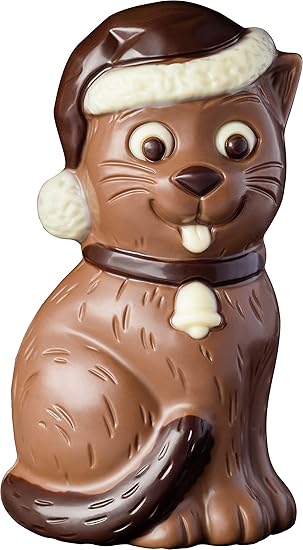 Рождественский шоколад Confiserie Weibler, рождественский подарок для женщин, мужчин и детей, рождественский кот, 75 г