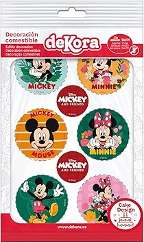 Украшение для кексов/печенья Minnie & Micky Maus (6 штук)