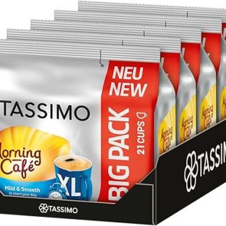 Кофейные капсулы Tassimo Morning Café, мягкий и нежный вкус, 105 капсул.
