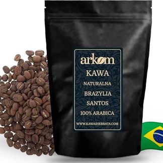 Кофе Arkom Бразилия Сантос Арабика в зернах, 500г